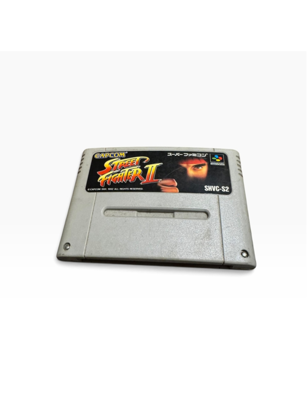 Vtg Vintage Capcom Street Fighter II Super Famicom Video Game